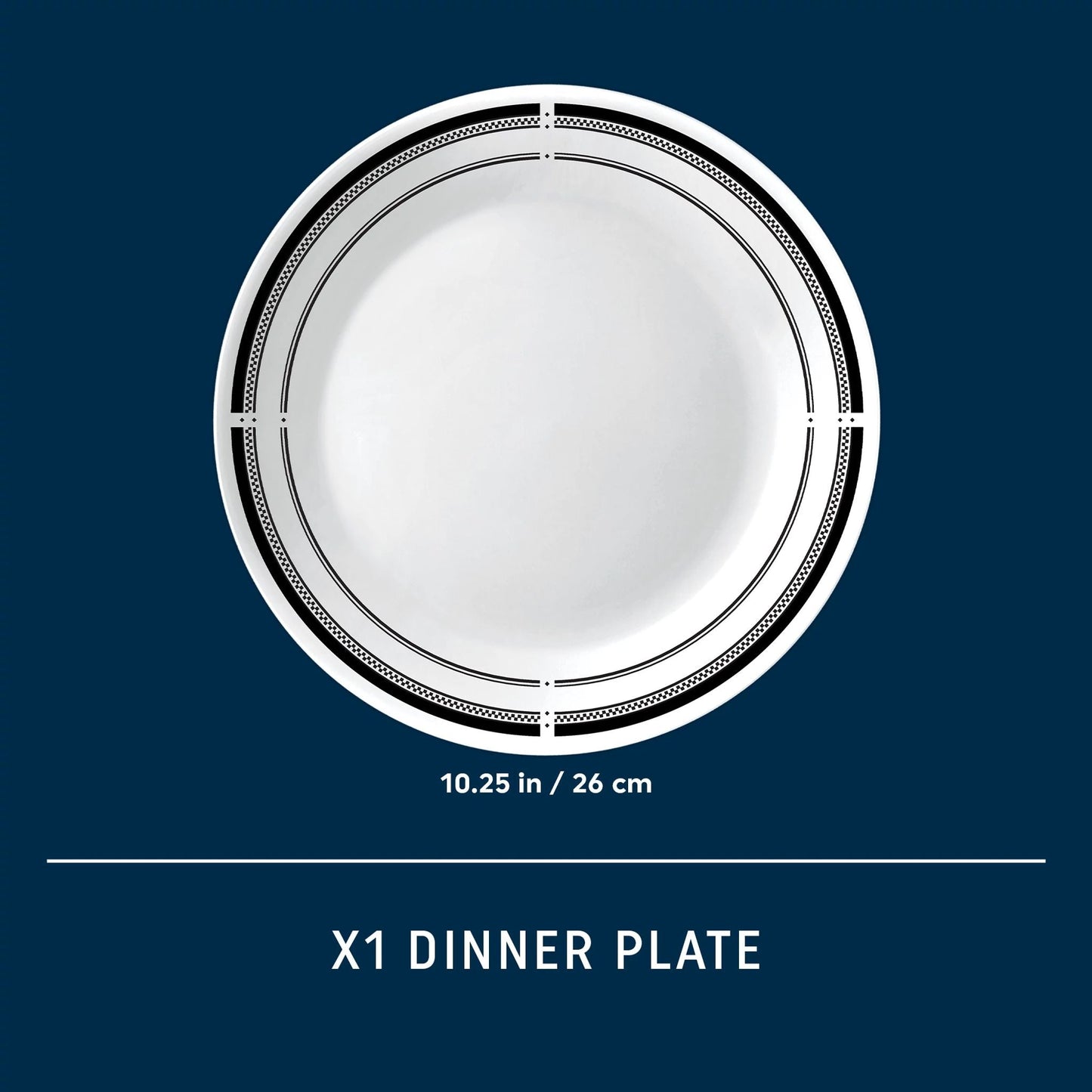 Corelle® Brasserie 10.25" Dinner Plate