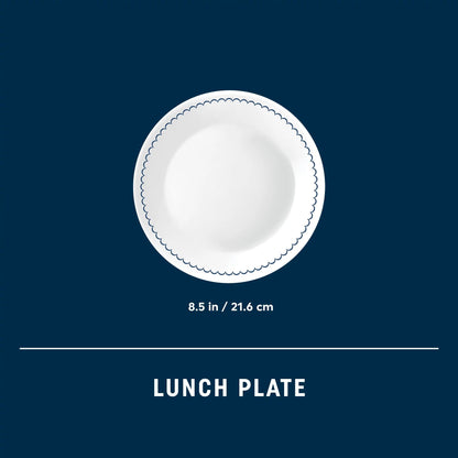 Corelle® Caspian Lace 8.5" Lunch Plate, 6 pack