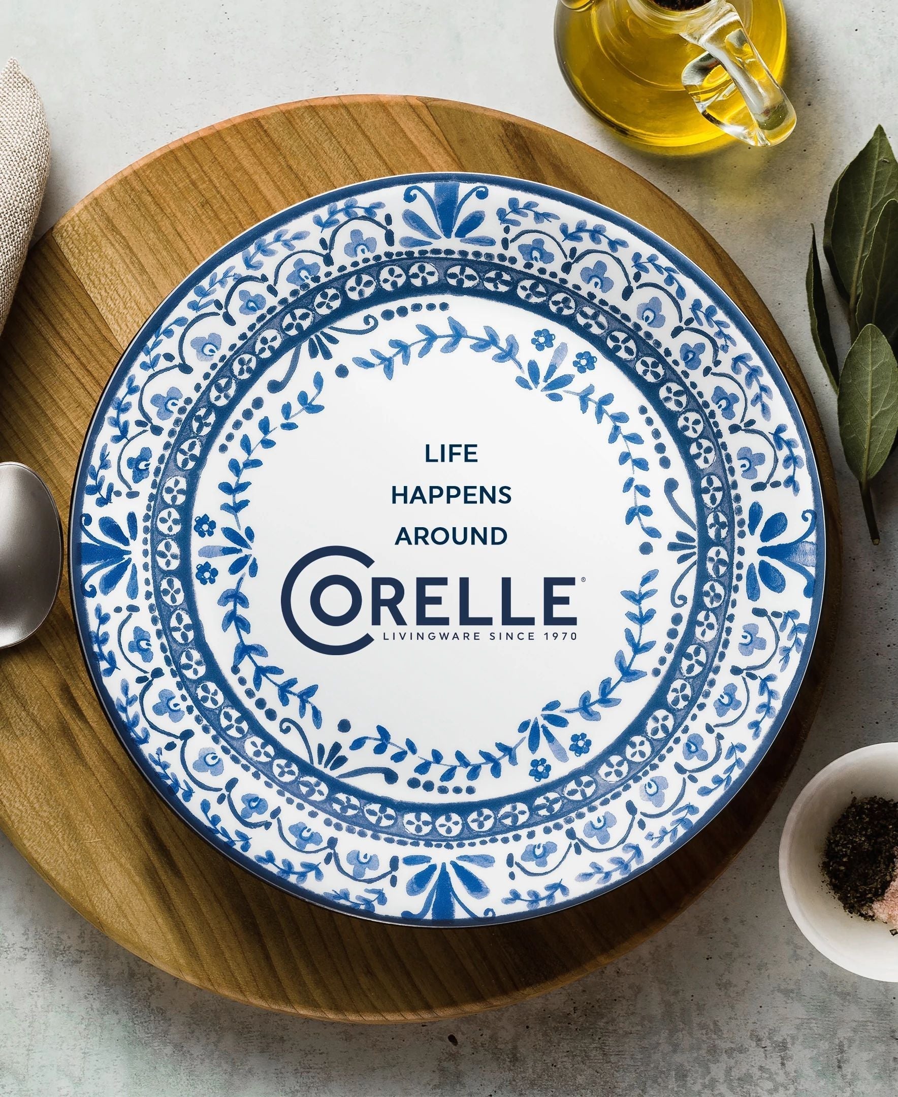 Corelle® Portofino 8.5" Salad Plates, 6-pack