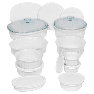CorningWare® French White® 20-piece Bakeware Set